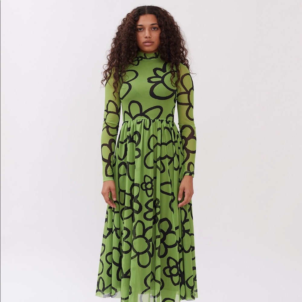 Lazy Oaf Daisy Chain in Mesh Dress